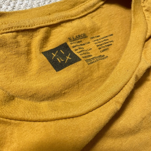 Men’s Mustard Yellow Palm Tee Shirt Size XL - Picture 5 of 6